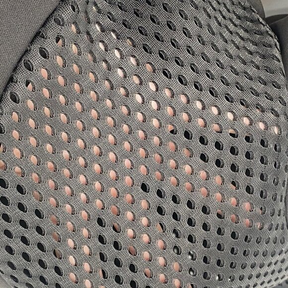 90 DEGREE Reflex Size Small Black Fishnet Scuba Full Zip Hooded Jacket Cropped - Picture 12 of 13